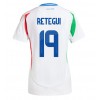 Italien Mateo Retegui #19 Auswärtstrikot EM 2024 Kurzarm